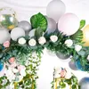 Decorative Flowers Eucalyptus Leaves Vines Artificial Garland 5.9ft Faux Garlands With Willow Banquet For Garden Wedding Decor