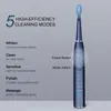 electric sonic toothbrush usb rechargeable adult 360 days long battery life with 4 replacement heads gift sg-575