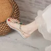 Pantoufles Strass Sandales pour Femmes Style Bohème Été Pente Talon Chaussures Antidérapant Léger Confort Tongs Chinelos Feminino L230725