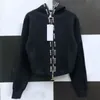 2023 automne nouveau pull noir femme chemisier Designer veste marque de luxe manteau cardigan