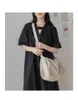 Sacs de soirée AFKOMST mode sac de messager en tissu doux plissé pour femmes étudiant Style japonais toile grande capacité et