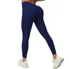 Active Pants Women's Yoga Quick Dry Back V Buworkout Leggings Elastic Fitness Ruched Tights High midje Rinnande byxa