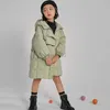 Piumino per bambini Piumino leggero per ragazze Parka Down 4-6 anni Plumones Giacche per bambini per ragazze Ropa Nios De 2 A 7 Aos HKD230725