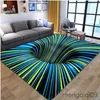 Tapijten 3D Illusion Tapijt voor Slaapkamer Woonkamer Geometrische Optische Entree Deur Vloermat Zachte antislip Karpet Home Decor R230725