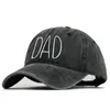 Ball Caps DAD MOM Embroidery Baseball Men Women Retro Washed Cotton Snapback Outdoor Sports Visor Sun Hat Unisex