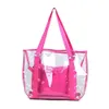 Bolsos Carteras Mujer Fashion Women Jelly Candy Clear Transparent Handbag Tote Shoulder Bags Beach Bag Brand Balestra 230724