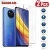 HD Xiaomi için Orijinal Koruyucu Temperli Cam POCO X3 Pro NFC GT M2102J20SG M2007J20CG Telefon Ekran Koruyucu Kapak Filmi L230619