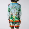 Nouveau CASABLANCA 23 chemise boutonnée ciel étoilé lapin Cactus hommes et femmes amoureux Hawaii chemises à manches longues