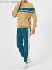 Męskie dresy męskie jesień jesień zimowe męskie zestaw marka sportowa marynarz pants 2 sztuki zestaw mody swobodny garnitur 2020 Mężczyźni ubrania LJ201125 Z230725