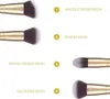 Инструменты макияжа Ducare 2pcs Makeup Brush Brush Duo End Face rate для фундаментального порошкового буфера и контурных тени синтетического косметического косметического макияжа 230724