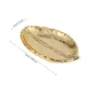 Plates Jewelry Dish Tray Holder Gold Plate Ring Trinket Storage Organizer Display Ceramic Decoration Bowl Bracelet Earring Necklace