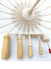 50 Stuks Bruids Parasols Wit Papier Paraplu Beauty Items Chinese Mini Craft Paraplu Diameter 20/30/40/60/84cm