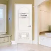 Наклейки на стены ванной комнаты туалетная наклейка водонепроницаемые самостоятельные клей