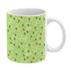 Mokken Lime Groen Avocado Mok Fruit Print Vintage Porselein Espresso Groothandel Kopjes