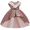 Fille Robes 2 Façons Porter Court Style Filles Parti Formelle Robe De Soirée Princesse Robe Fleur Enfants Vêtements Pour Vêtements