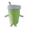 Professionell Green Cup Mascot Costume Halloween Christmas Fancy Party Dress Carcher Teckendräkt Karnival Unisex Vuxna outfit291p