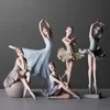 Decoratieve Objecten Beeldjes Nordic Art Ballet Meisje Hars Figuur Ornamenten Woondecoratie Accessoires voor Woonkamer Decor 230724