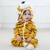 Rompers Winter Baby Umpbuits теплые фланелевые мягкие детские мальчики и девочки мультфильм мультфильм.