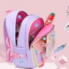 学校のバッグFengdong Small Girls Primary School Bag Cute Backpacks for Children Satchel Kawaii Book Bag Kids Schoolバックパック卸売バッグ230725