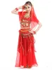 Gymkläder 5st Kid Belly Dancing for Girls Dance Costumes Children Performance Dancewear Set