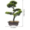 Fleurs décoratives faux arbres faux bonsaï décorations de bureau artificielles réalistes plantes artificielles maison intérieur
