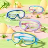 Schwimmbrille, Candys Farbe, groß, wasserdicht, Anti-Beschlag-Rahmen, Schwimmbrille mit Ohrstöpseln, Anti-Beschlag-Passform, Augenbrille für Kinder, Mädchen, Jungen, HKD230725