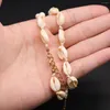 Collier boucles d'oreilles ensemble naturel blanc coquille perle conque forme Bracelet pour femmes hommes bijoux fête cadeau