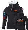 Herrtröjor 2023 fleece män motorsport r 1250 gs dragkedja sportkläder motorcykeltryck vinter hip hop mens spår