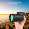 Ski Goggles High Definition Monocular Telescope Waterproof Portable Mobile Phone Clip Military Zoom Scope For Travel Hunting HKD230725