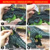 Electric/RC Animals Remote Control Kids Walk Sounds Dinosaur Model Toys Large Size Electric Walking Animals Toy With Music Light Spray Gifts For Boy 230724