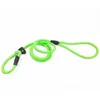 Dog Training Leash Slip Pet Dog Nylon Rope Lead Strap Adjustable Traction Collar For