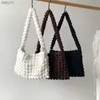 2022 New Plicated Womens Bag Foamflower Ladies Shoulder Bag Korean Designer Hobos Small Women Handbags Whole Sale L230704