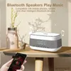 Tragbare Lautsprecher Smart Bluetooth -Lautsprecher Multifunktional drahtloser Wecker Lautsprecher Lichtzeit Display Helligkeit Anpassungsmänner R230725