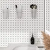 Ganci rotaie 6 set bidoni a pegboard con anelli di tazza di tazza di tazza di tazza di tazza trasparente 230725