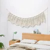 Tapisseries Macramé Tenture Murale Tapisserie Tissé À La Main Boho Décor Moderne Bannière Guirlande 230725