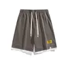 Shorts masculinos 2023 calças curtas de verão esportivas largas calções de praia correndo legal meia roupa de ginástica Jorts tamanho grande algodão M-3XL