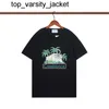 New 23ss Fashion T Shirt Men Women Designers T-shirts Casual Chest Letter Luxury Clothing Street Shorts Sleeve Clothes Casablanc Womens Mens T-shirts