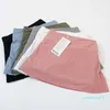 LU Shorts Damen-Tennisröcke mit Taschen, plissiert, hoch tailliert, Golf-Skorts, Röcke, weich, atmungsaktiv, süßer sportlicher Rock