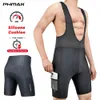 Calções de ciclismo PHMAX Calções de ciclismo masculinos Calções de ciclismo de verão para ciclismo de estrada Calções de ciclismo 7 horas esponja acolchoada com bolsos 230725