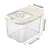 Bouteilles de stockage boîte de riz scellée avec ouverture magnétique couvercle Transparent résistant aux insectes humidité conteneur Durable grain nourriture