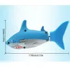 Electric/RC Boats Mini RC Submarine 4 CH Remote Small Sharks With USB Remote Control Toy Fish Boat Christmas Gift for Children Kids 230724