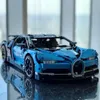 Blocks 1355PCSHightech Racing Sports car Bugatti creates expert building blocks famous racing models childrens toys 230725