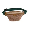 Mode Herren Fanny Pack Frau Designer Gürtel Tasche Voller Buchstaben Luxus Bauchtasche Casual Taille Taschen Gold Schnalle Brust Bauchtasche