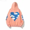 Herrhuvtröjor 2023 Mens Autumn och Winter Hoodie Sweatshirt Cherry Plum Blossom Butterfly Womens High Quality Pullover Coat L230725