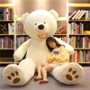 200 CM nouveau dessin animé super gros ours poupée ours poupée en tissu mignon peluche panda géant cadeau d'anniversaire fille
