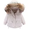 Płaszcz w dół 2PCS Zestaw Baby Girl Winter Down Jacket i kombinezon dla 0-4 Year Children Kurtka dla dziewcząt dla niemowląt Snowsuit Zestaw odzieży HKD230725