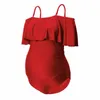 Trajes de baño de maternidad Moda Mujeres embarazadas Traje de baño Traje de baño de tirantes sexy para maternidad Verano Ropa de maternidad Ropa de baño de impresión 230724