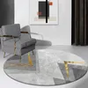 Tapis nordique rond tapis pour salon luxe décoratif chaise suspendue tapis pivotant chambre commode vestiaire tapis R230725