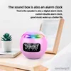 휴대용 스피커 New Clock Cloodful Bluetooth 스피커 미니 휴대용 가정용 볼 카드 및로드 스프레이 블루투스 스피커 R230725