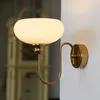 Wall Lamp Nordic Glass Fixture Bulb For Living Room Bedroom Bedside Restaurant Sconce Light Gold Modern Indoor Decor Led